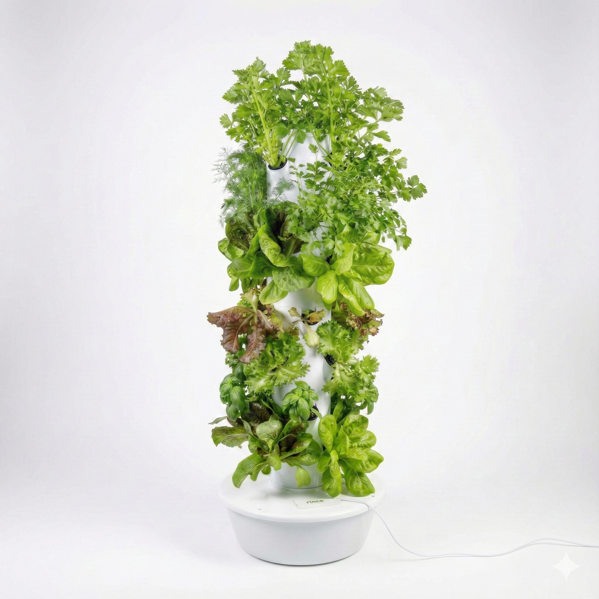 מגדל הידרופוני במרפסת