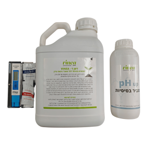 ערכת השלמה דשן 5 ליטר מד דיגיטלי משולב